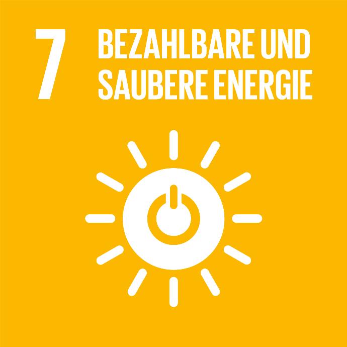 Grafik zum Ziel Nachhaltige Entwicklung: Bezahlbare und saubere Energie